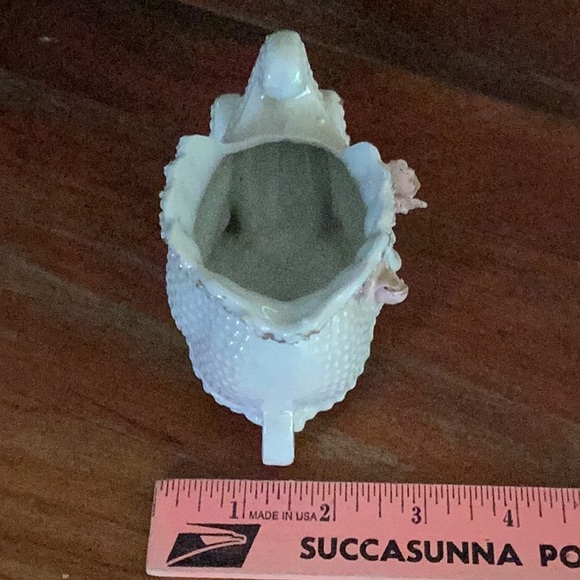 Vintage CAPODIMONTE Thames Hand Painted Japan Porcelain Cornucopia Planter - Picture 5 of 14